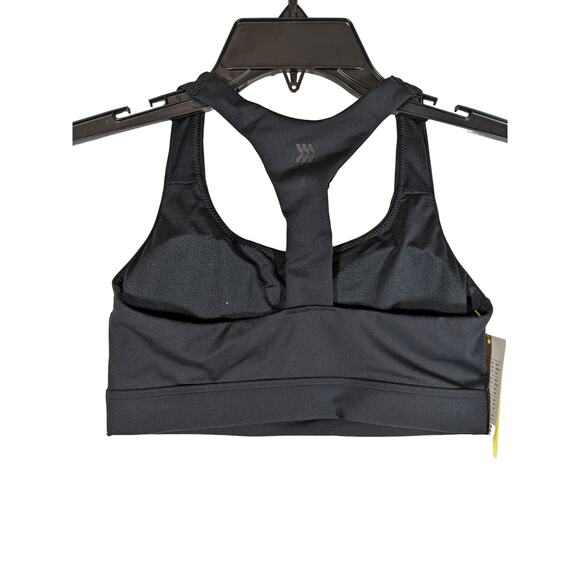 Sports Bra Medium Support TBack All in Motion Black XS Racerback Pullover Padded - Picture 11 of 11